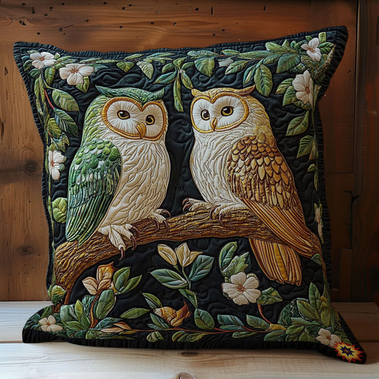 Couple Owl In Forest WY2512071CL Quilt Pillow Case
