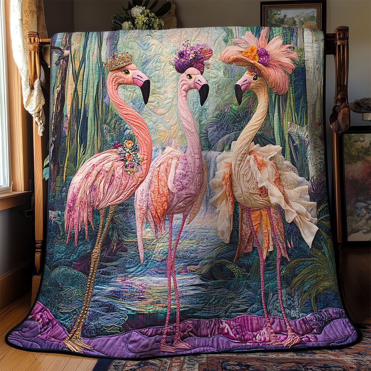 Fashion Flamingo WY0811039CL Quilt