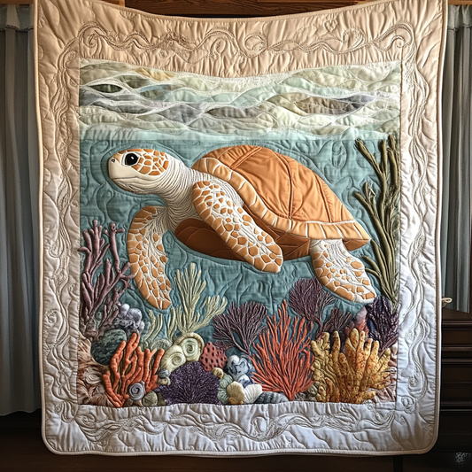 Graceful Turtle WG1301028CL Quilt