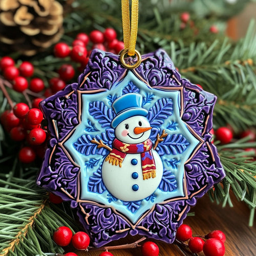 Sparkle Snowman Light WN1510088CL Christmas Ornament