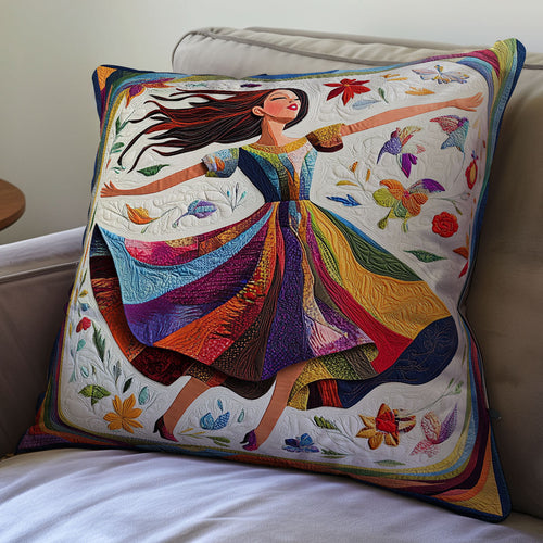 Woman Dancing WX1401109CL Quilt Pillow Case