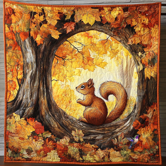 Autumn Little Squirrel WY2110024CL Quilt