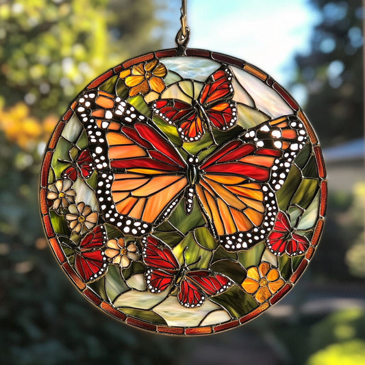 Butterfly Garden WY2202107CL Suncatcher