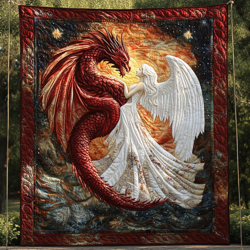 Red Dragon Girl WT1001001CL Quilt