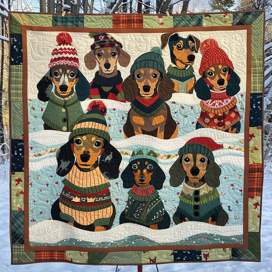 Dachshund Style WN1909080CL Quilt