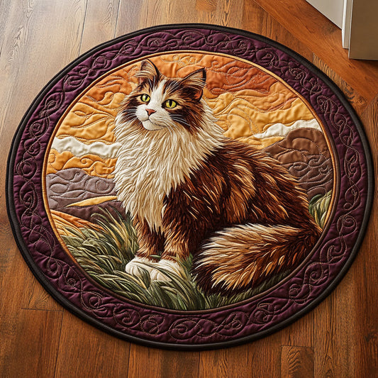 Fieldwatch Feline CP1007018CL Quilted Round Mat