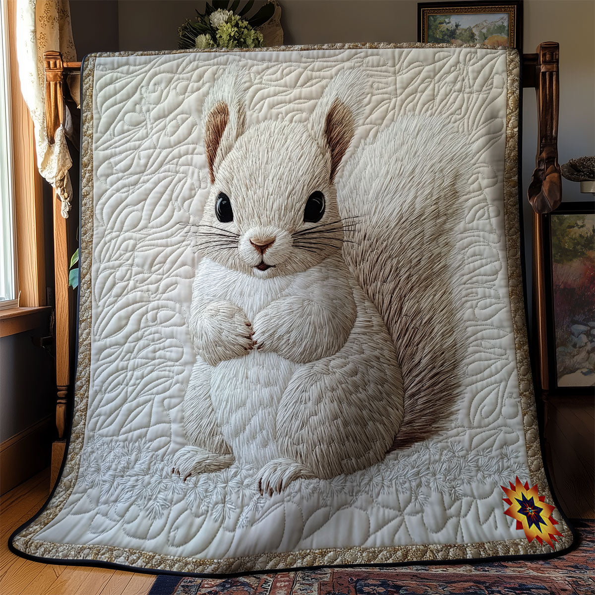 White Squirrel WY2011039CL Quilt