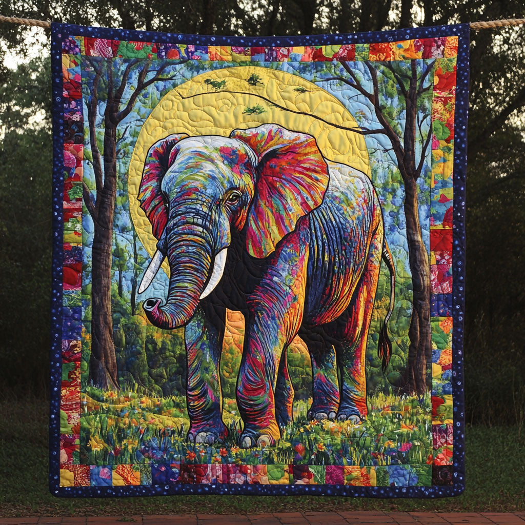 Elephant Forest WT0602004CL Quilt