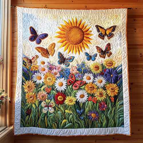 Sunny Blooming Garden CW1507045CL Quilt