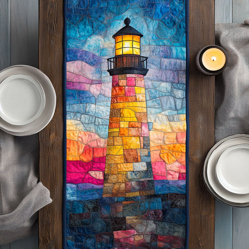 Majestic Lighthouse CW2205433CL Quilted Table Runner