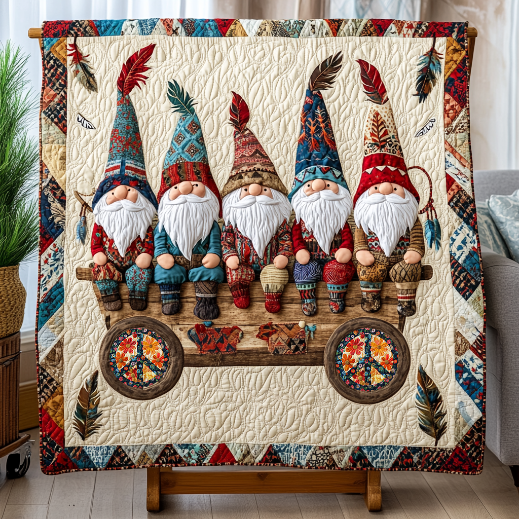 Charm Gnome WG1112007CL Quilt