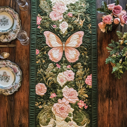 Rose Garden WY2802054CL Quilted Table Runner