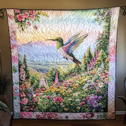 Hummingbird Purple Light  WU0611030CL Quilt
