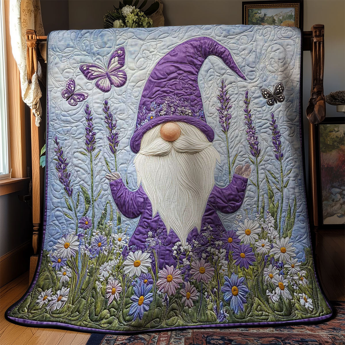 Violet Gnome WN3012018CL Quilt