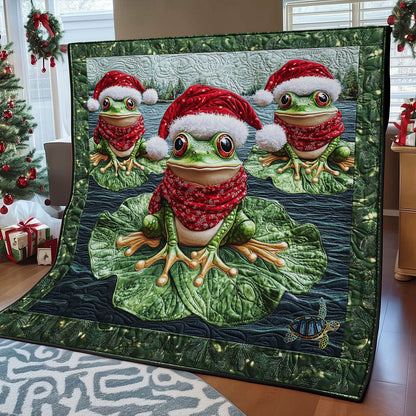 Christmas Frog WY2311018CL Quilt