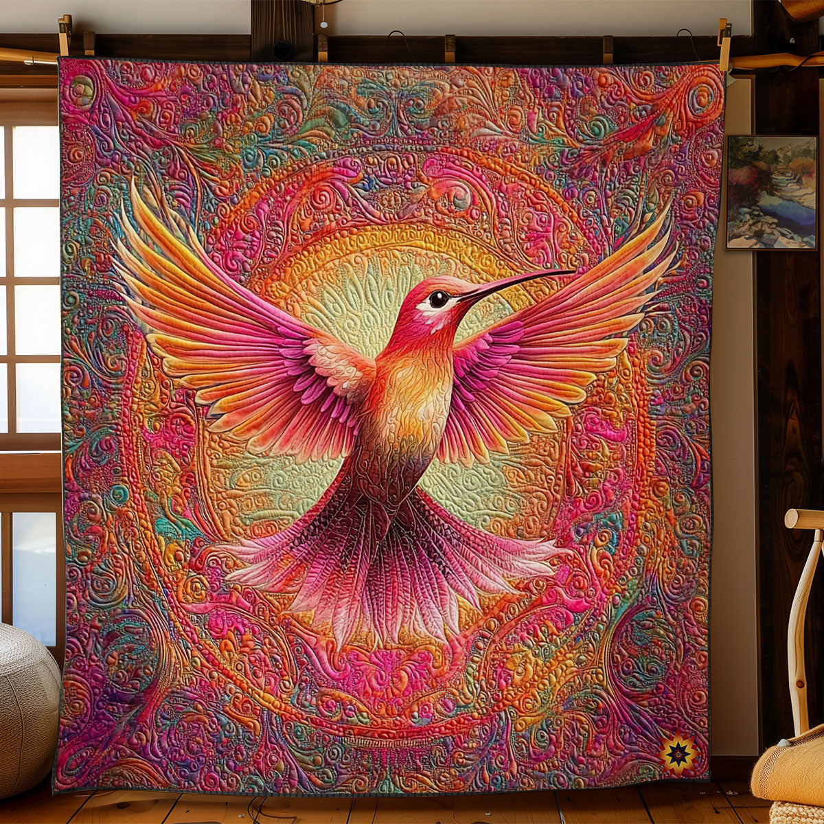 Hummingbird WY2111037CL Quilt
