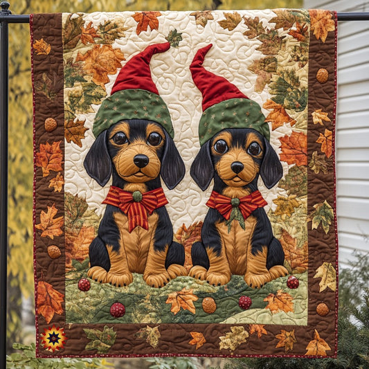 Cutie Dachshund WU0511009CL Quilt