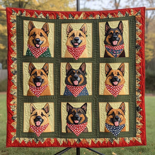 Bandana German Shepherd WP1709029CL Quilt
