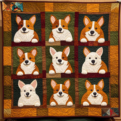 Cozy Corgis WN0411060CL Quilt