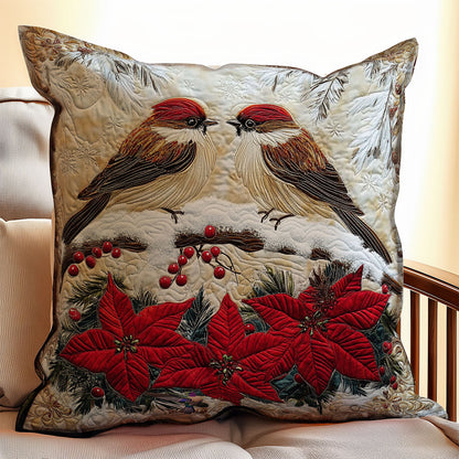 Christmas Bird WY2611052CL Quilt Pillow Case