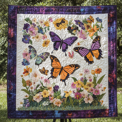 Butterfly Garden WG1501029CL Quilt