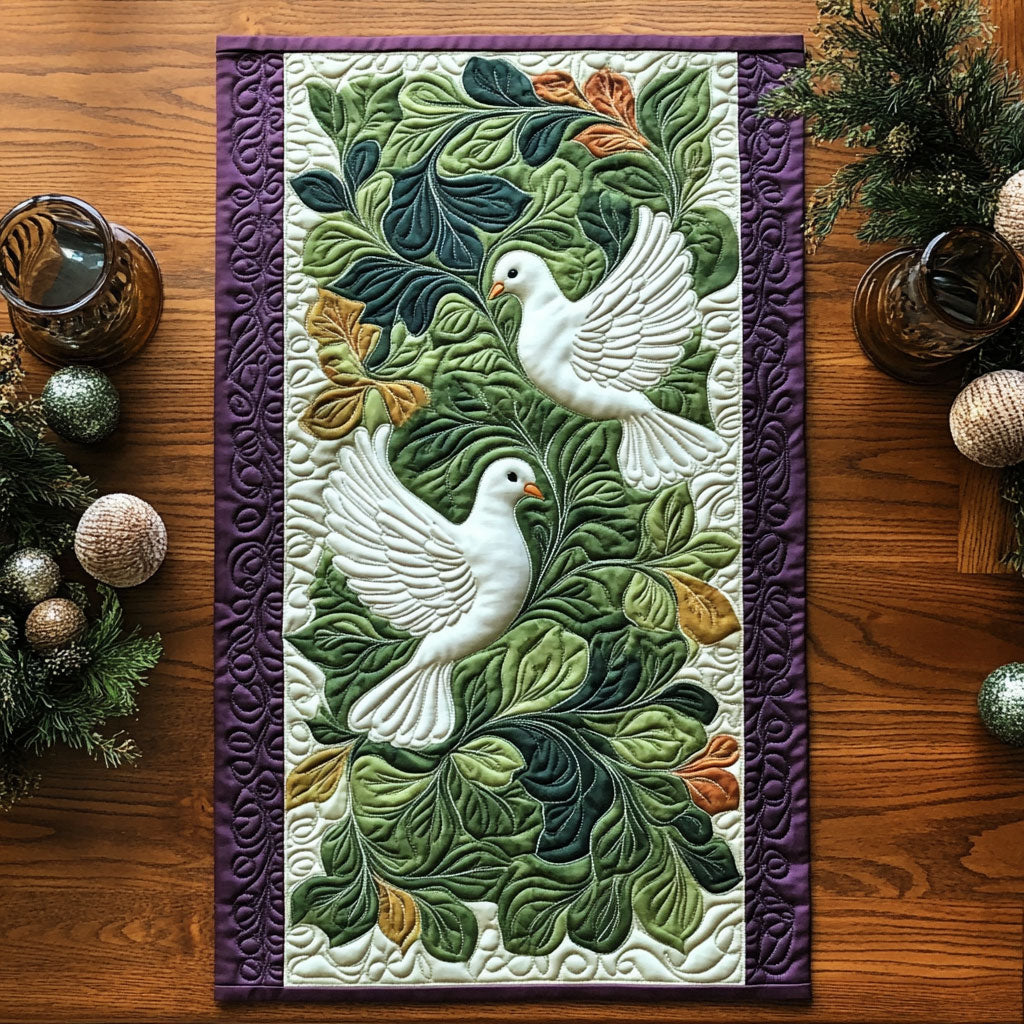 Flying Dove CP2404007CL Quilted Table Runner