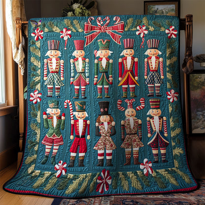 Candy Cane Nutcracker WY0611024CL Quilt