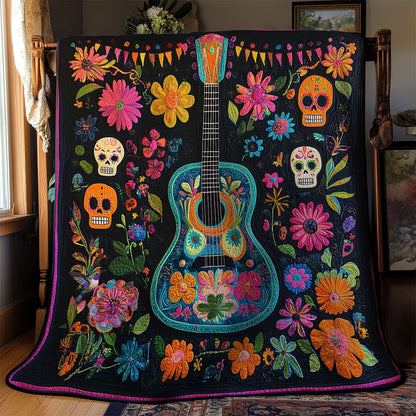 Cultural Guitar Bloom WN1311032CL Quilt