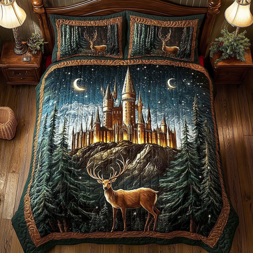 Castle Night Forest WY0901082CL Duvet Cover Set