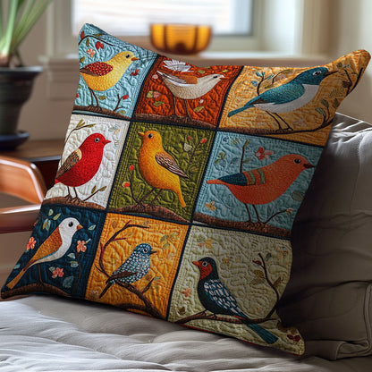 Colorful Bird WJ0410031CL Quilt Pillow Case
