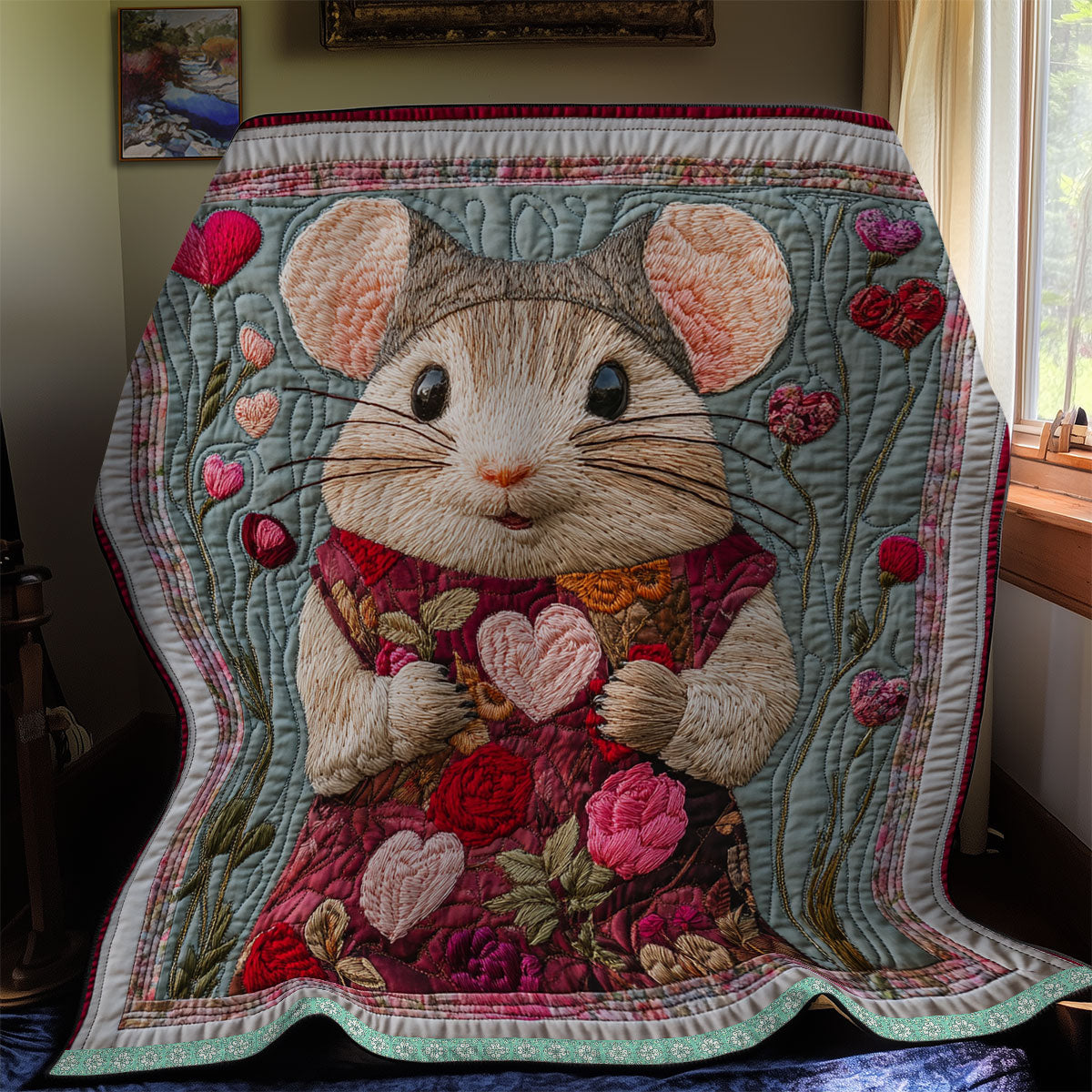Hamster Baby WX0512019CL Quilt