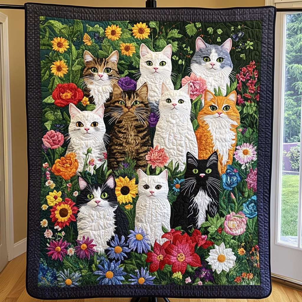 Cat Garden YR2101003CL Quilt