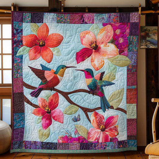 Hummingbird Sapphire Sky WN2509021CL Quilt