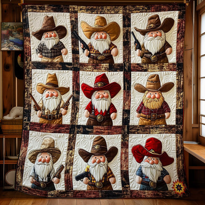 Cowboy Gnome WY0612013CL Quilt