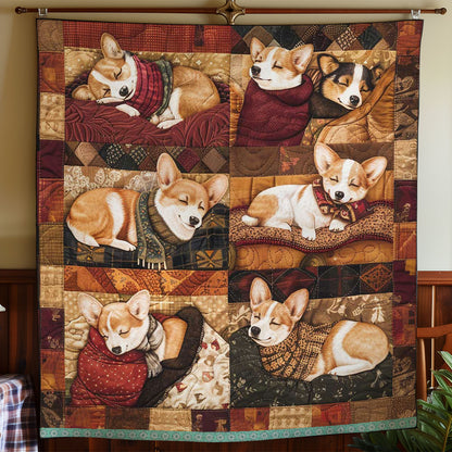 Corgi Cozy Dreams WN1209001CL Quilt