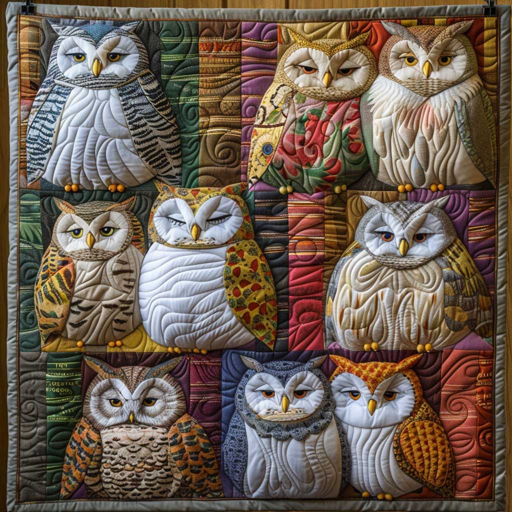 Owl Couple WP1009039CL Quilt