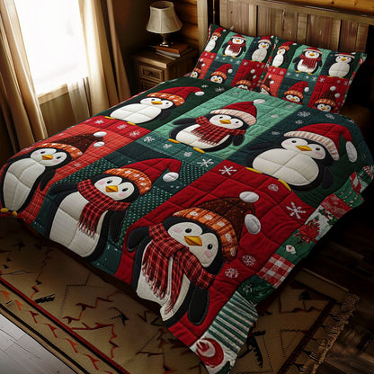 Christmas Penguin WJ2709026CL Duvet Cover Set