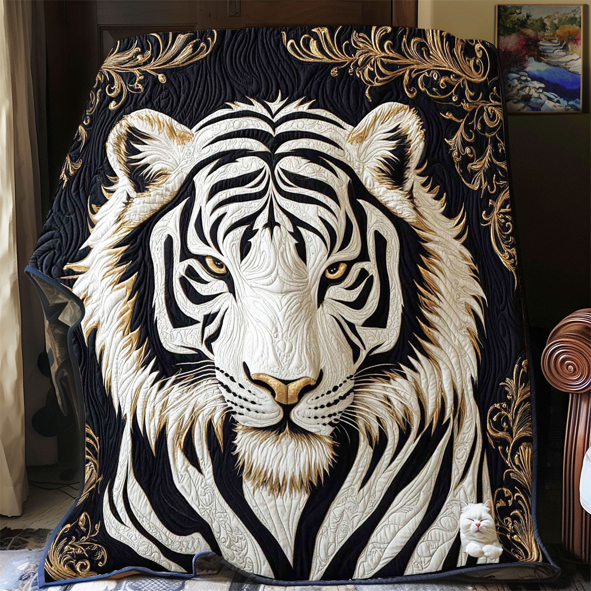 King White Tiger WP2312029CL Quilt