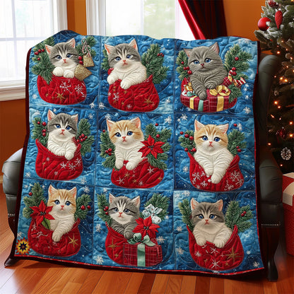 Kitten Christmas WY2911020CL Quilt