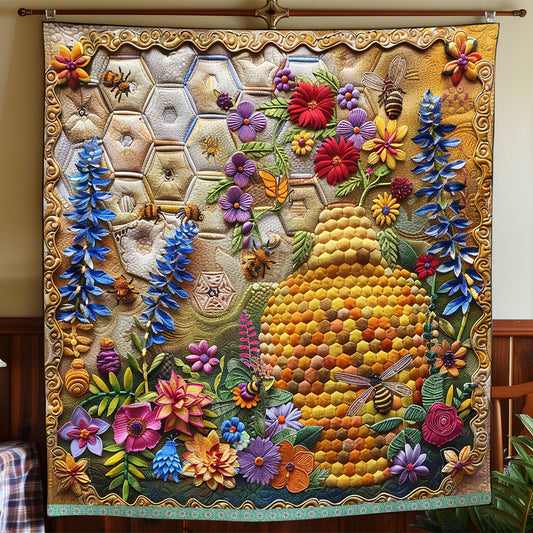 Beehive Hexagon WP0609004CL Quilt
