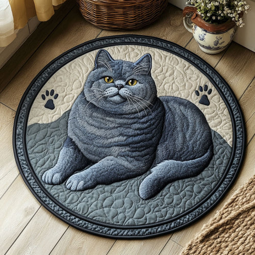 Charming British CP2004166CL Quilted Round Mat