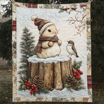 Rabbit Pinecone Snow WT0501005CL Quilt