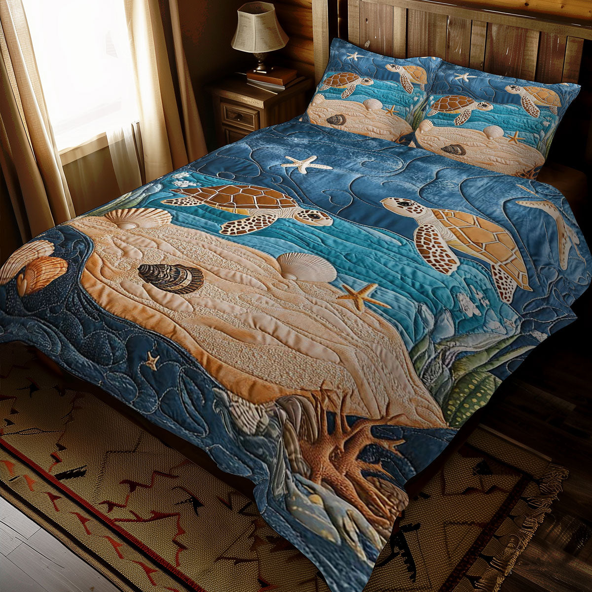 Sea Turtle WJ3009030CL Duvet Cover Set