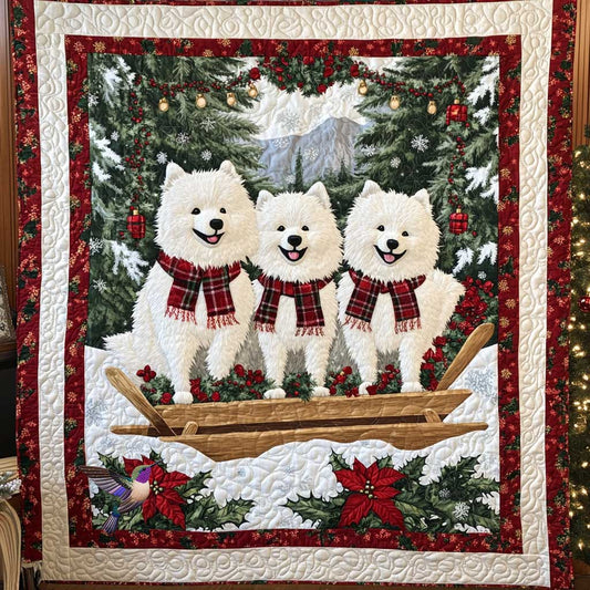 Winter Samoyed Bliss WN2811083CL Quilt