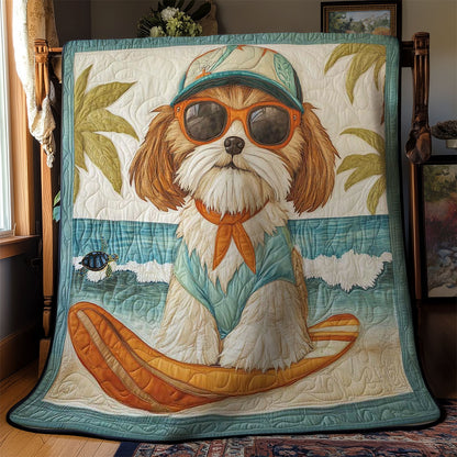 Shih Tzu Sun Fun WN0811027CL Quilt