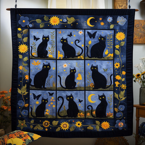 Cat Silhouette WJ1510006CL Quilt