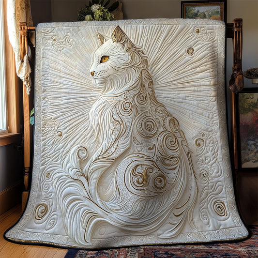 Royal White Cat WY2201083CL Quilt