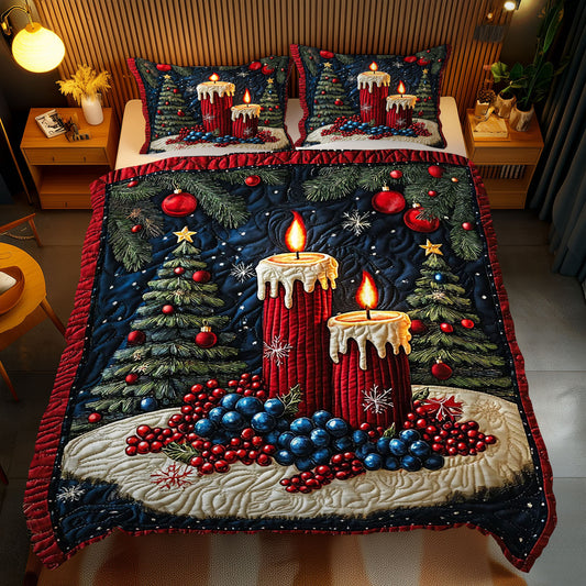 Christmas Candle WJ2111034CL Duvet Cover Set