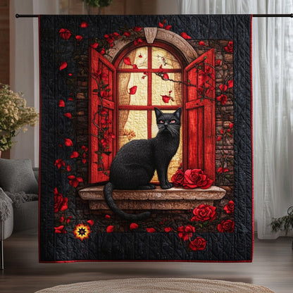 Cat Sleepless Night WU0511035CL Quilt