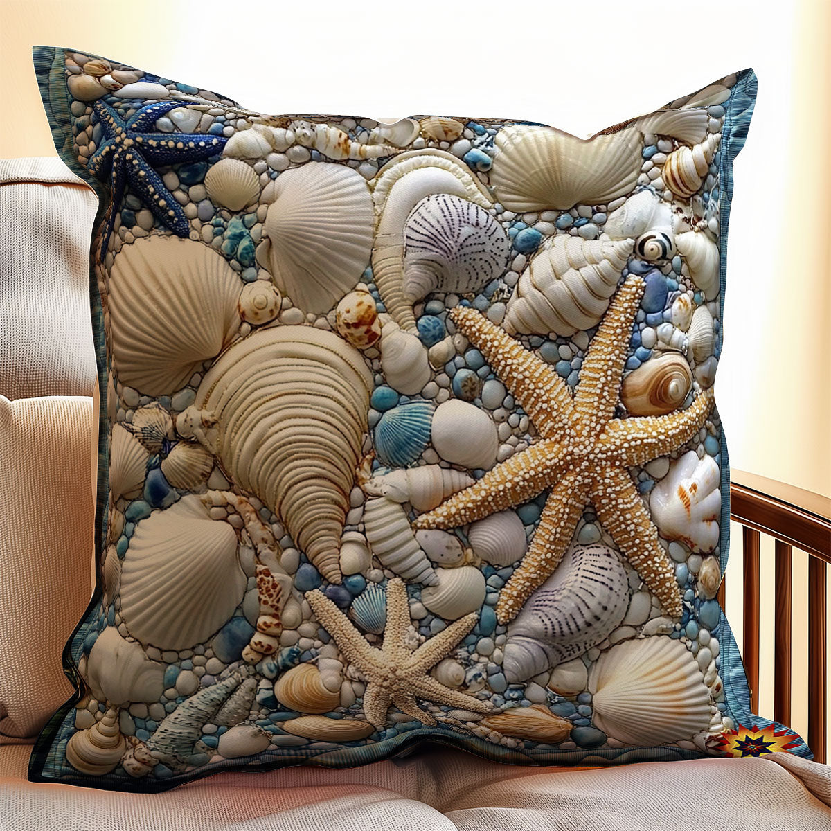 Sea Shell WY0412102CL Quilt Pillow Case